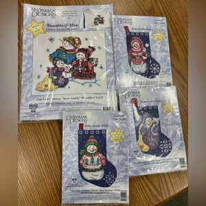 Candamar Christmas Stocking Cross Stitch Kits